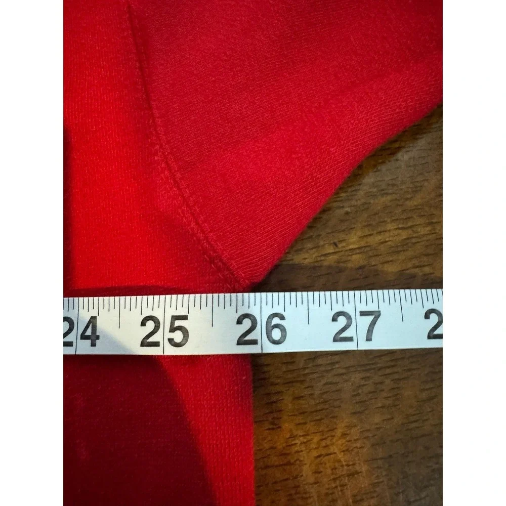 Vintage Chicago Blackhawks Sweatshirt Mens Large Red NHL Hockey Starter Hull 90s